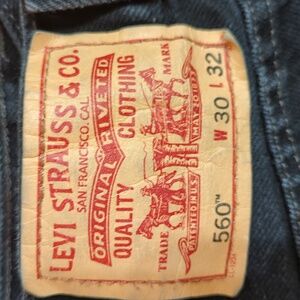 Levi's 560 Jeans - Men's 30 x 32 - Black